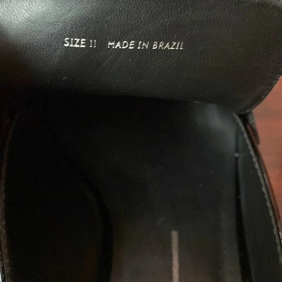 Dolce Vita Mali Heeled Loafer Mule Slide-on Patent Leather Block Heel in Black - Picture 6 of 6